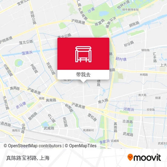 真陈路宝祁路地图