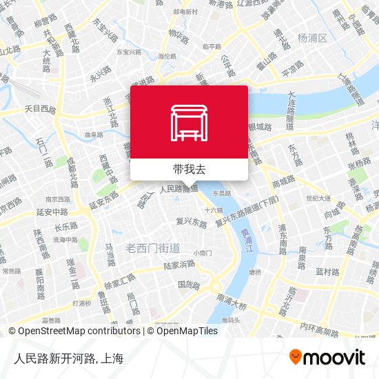 人民路新开河路地图