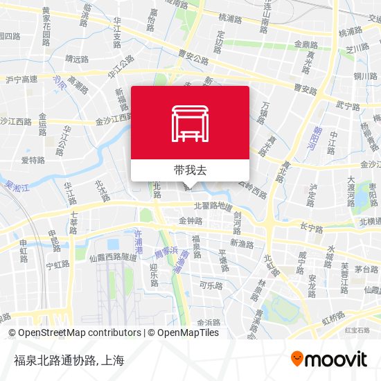 福泉北路通协路地图