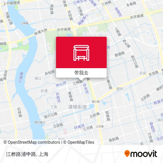 江桦路浦申路地图