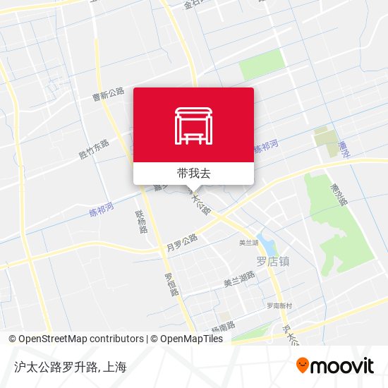 沪太公路罗升路地图