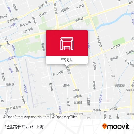 纪蕰路长江西路地图