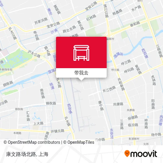 康文路场北路地图