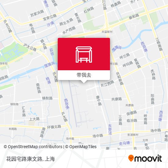 花园宅路康文路地图