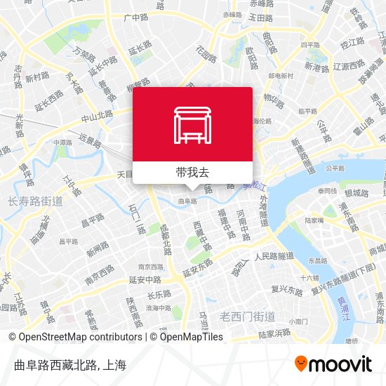 曲阜路西藏北路地图