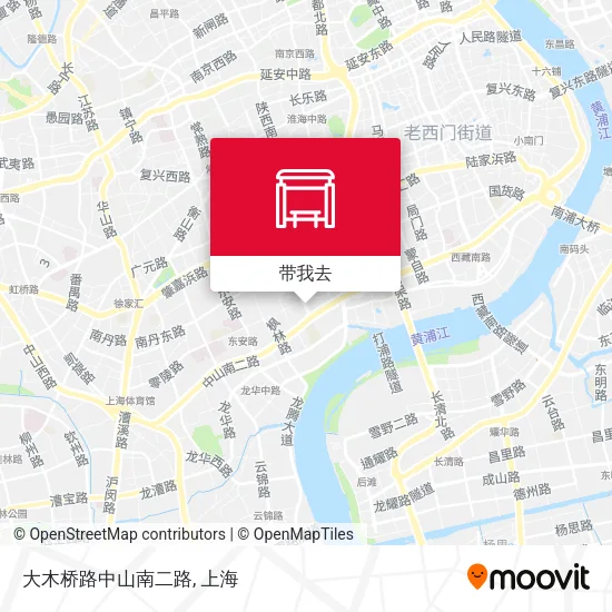 大木桥路中山南二路地图