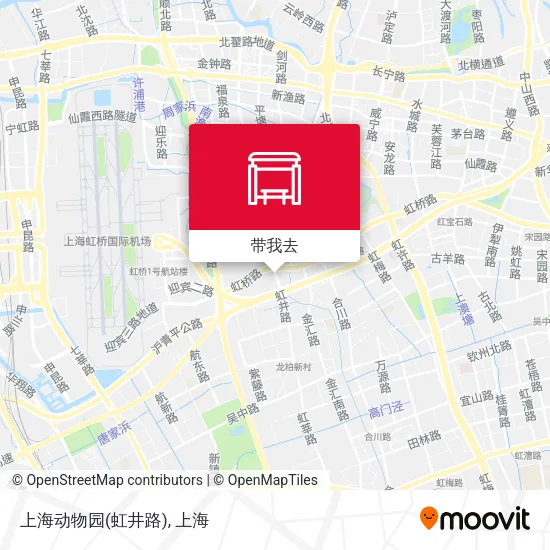 上海动物园(虹井路)地图