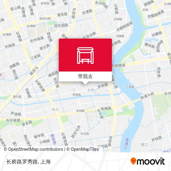 长桥路罗秀路地图