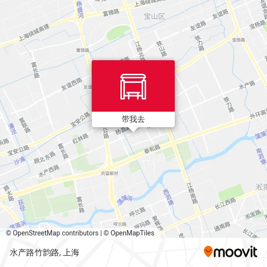 水产路竹韵路地图