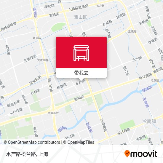 水产路松兰路地图