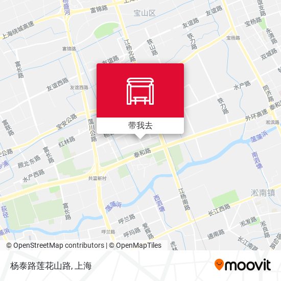 杨泰路莲花山路地图