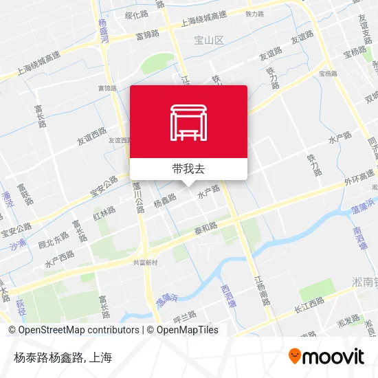 杨泰路杨鑫路地图