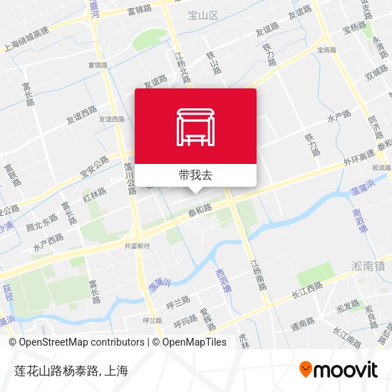 莲花山路杨泰路地图