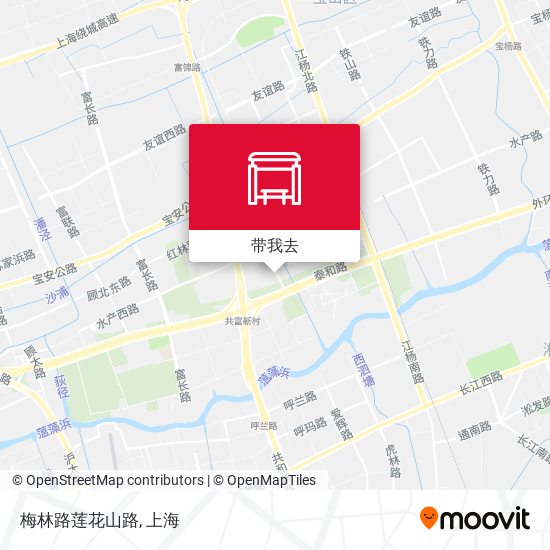 梅林路莲花山路地图