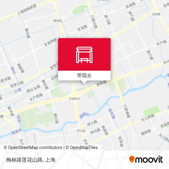 梅林路莲花山路地图