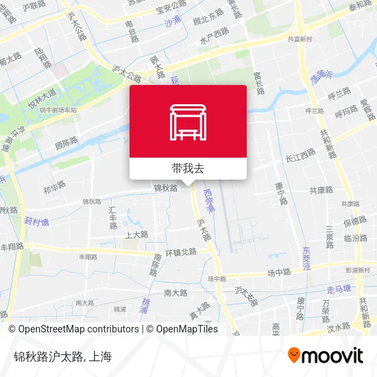 锦秋路沪太路地图