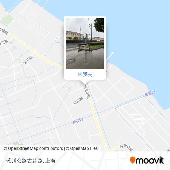 蕰川公路古莲路地图