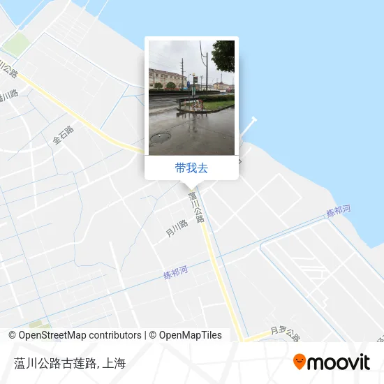 蕰川公路古莲路地图