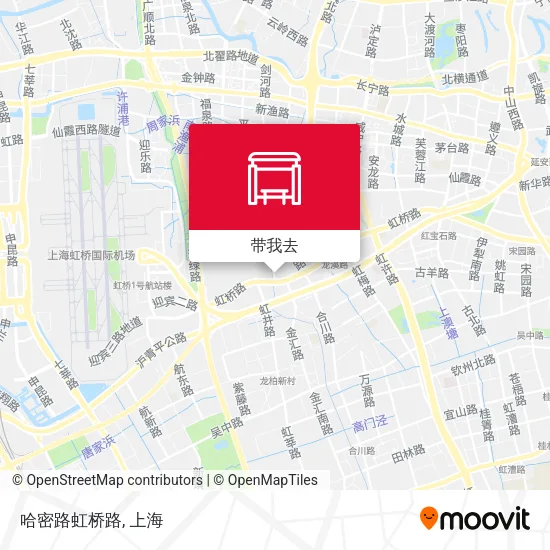 哈密路虹桥路地图