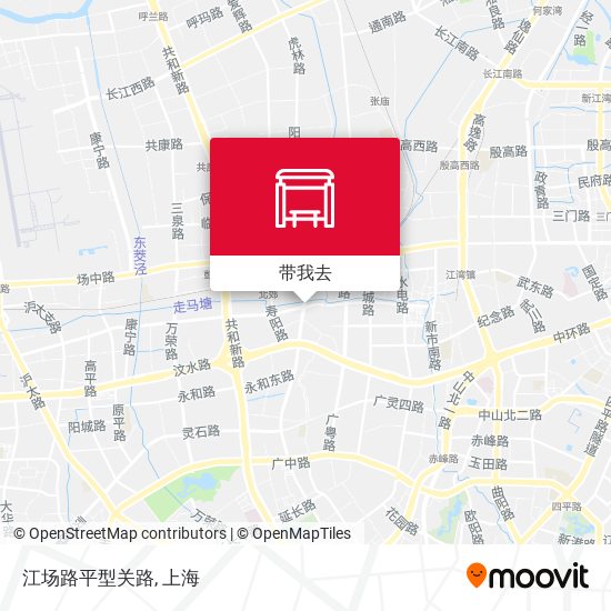 江场路平型关路地图