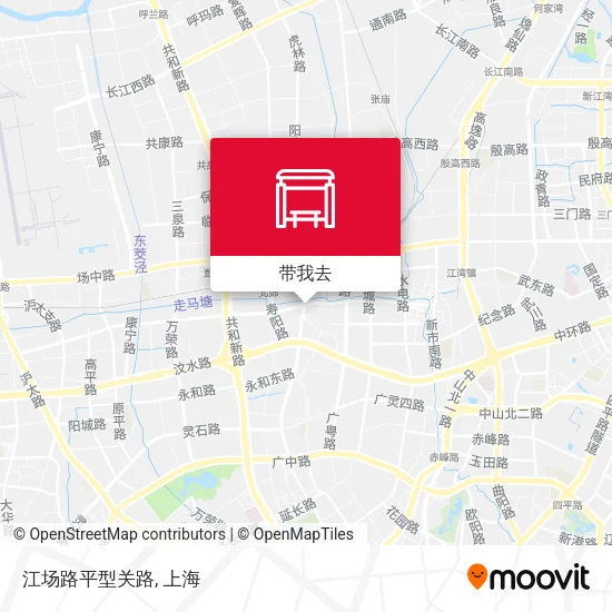 江场路平型关路地图