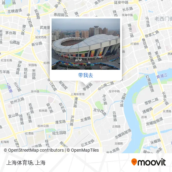 上海体育场地图