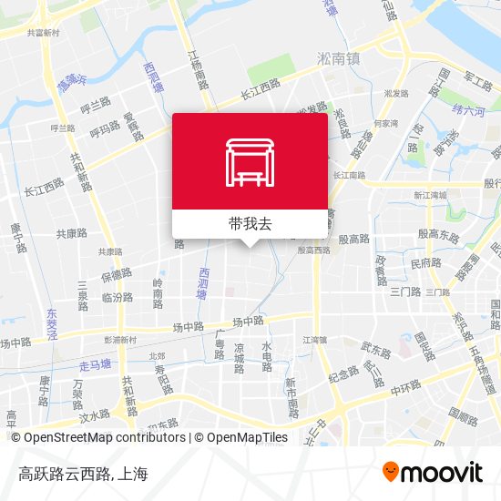 高跃路云西路地图