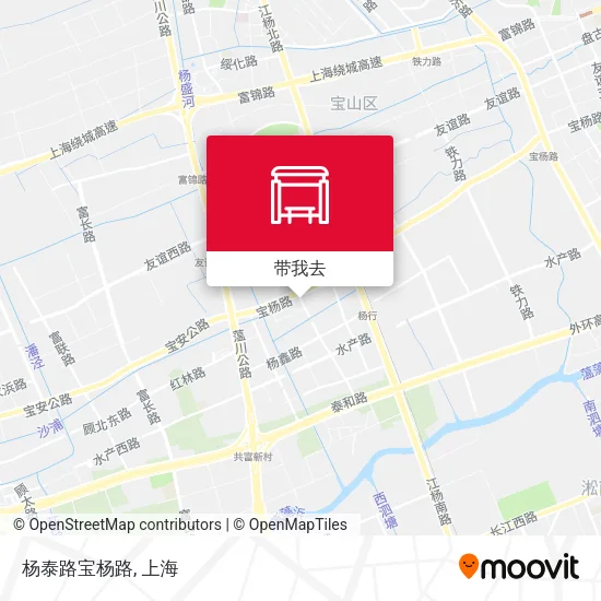杨泰路宝杨路地图