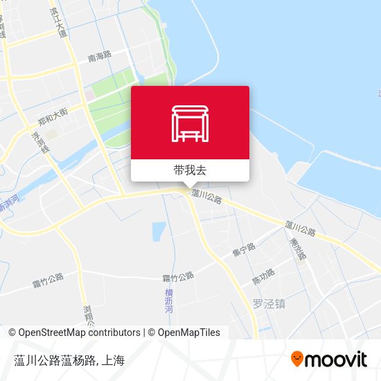 蕰川公路蕰杨路地图