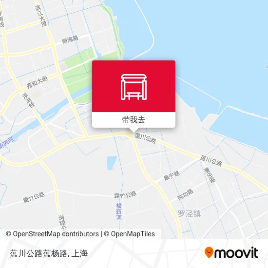 蕰川公路蕰杨路地图