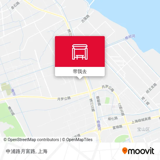 申浦路月富路地图