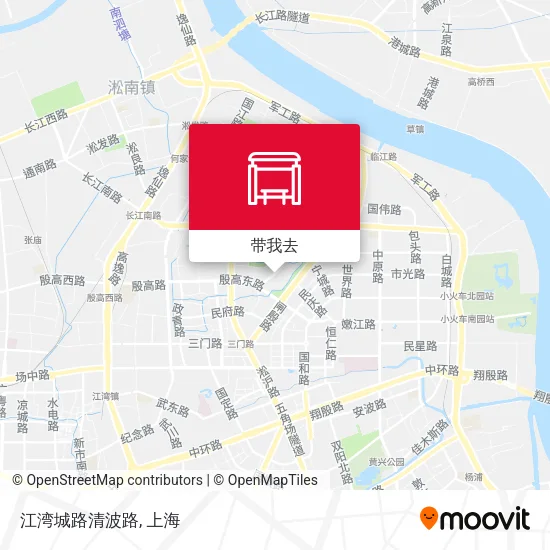 江湾城路清波路地图