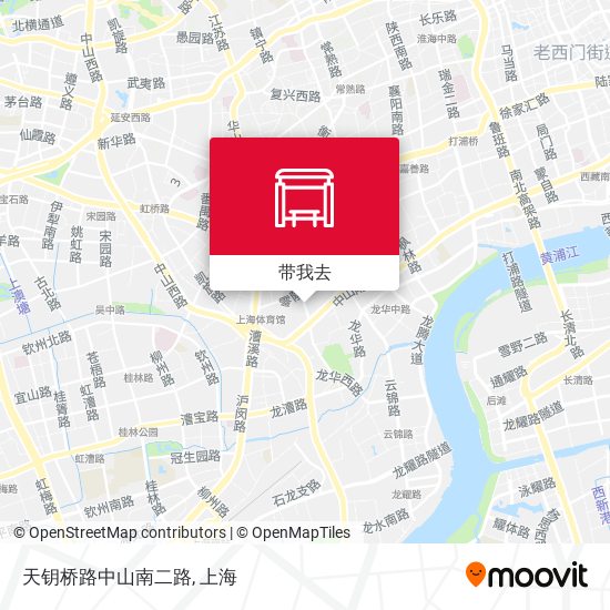 天钥桥路中山南二路地图