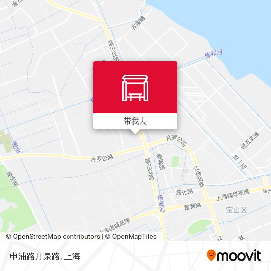 申浦路月泉路地图