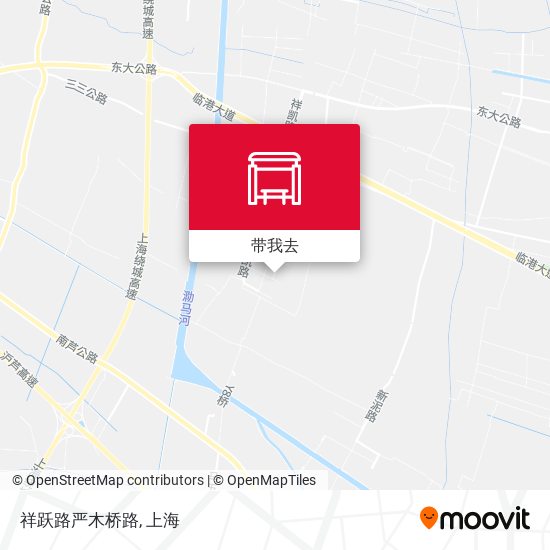 祥跃路严木桥路地图