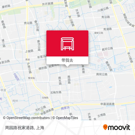 周园路祝家港路地图