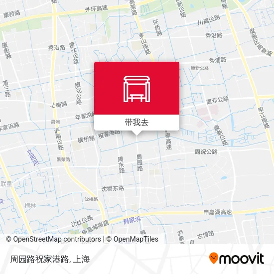 周园路祝家港路地图