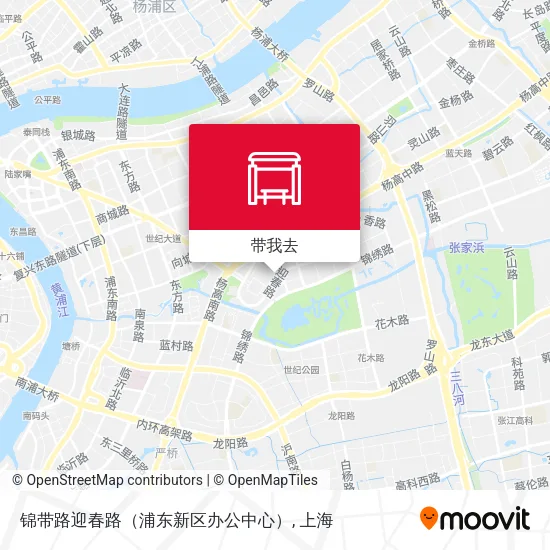 锦带路迎春路（浦东新区办公中心）地图