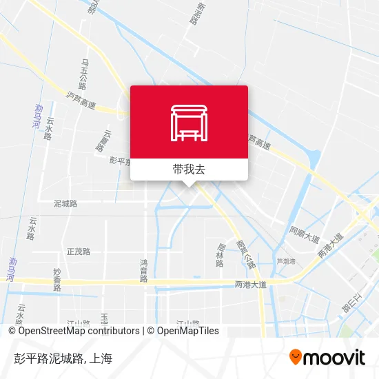 彭平路泥城路地图