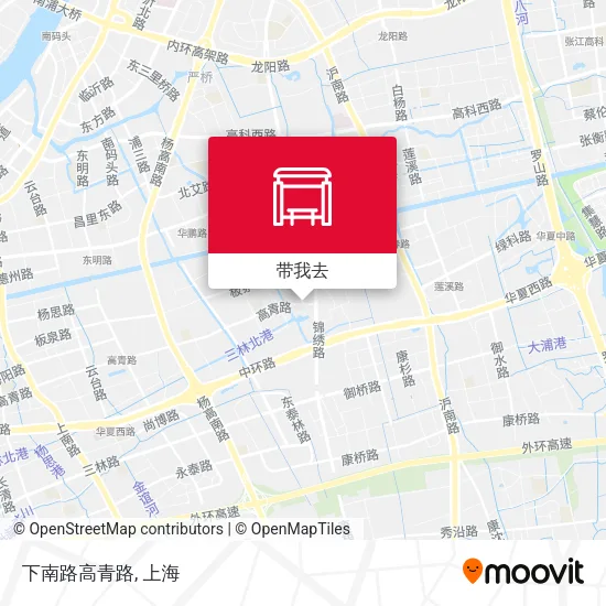 下南路高青路地图