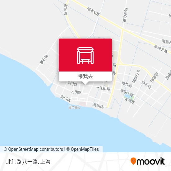 北门路八一路地图