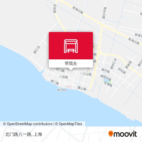 北门路八一路地图