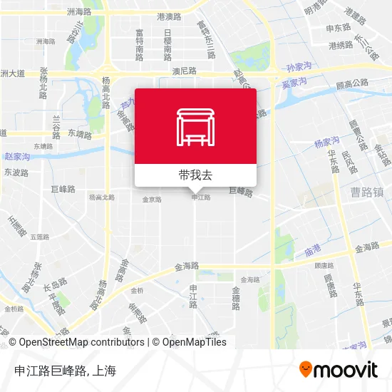 申江路巨峰路地图