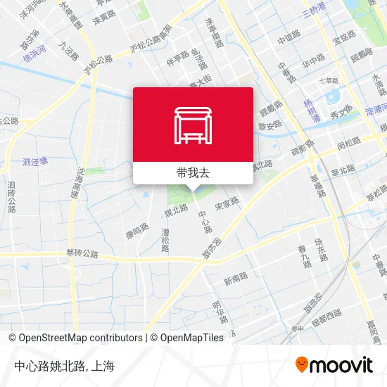 中心路姚北路地图
