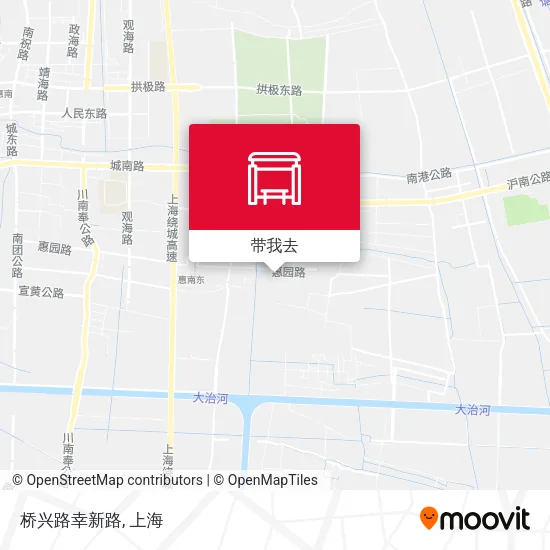 桥兴路幸新路地图