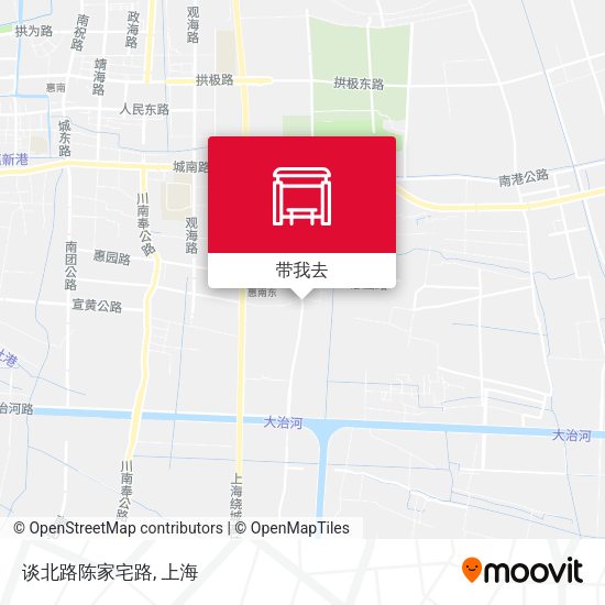 谈北路陈家宅路地图