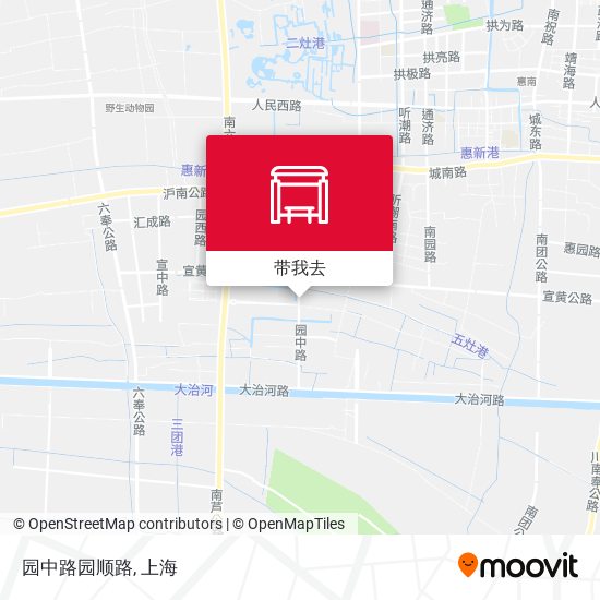 园中路园顺路地图