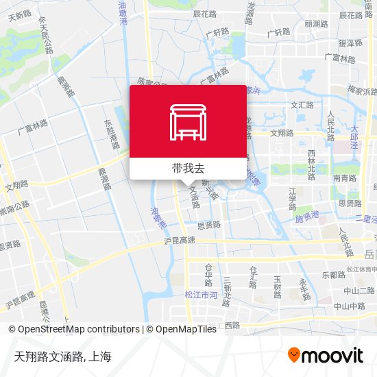天翔路文涵路地图