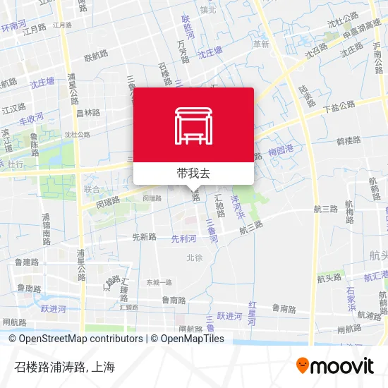 召楼路浦涛路地图