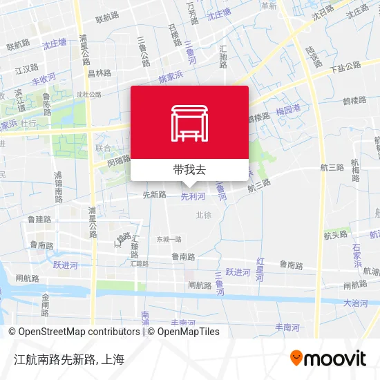 江航南路先新路地图